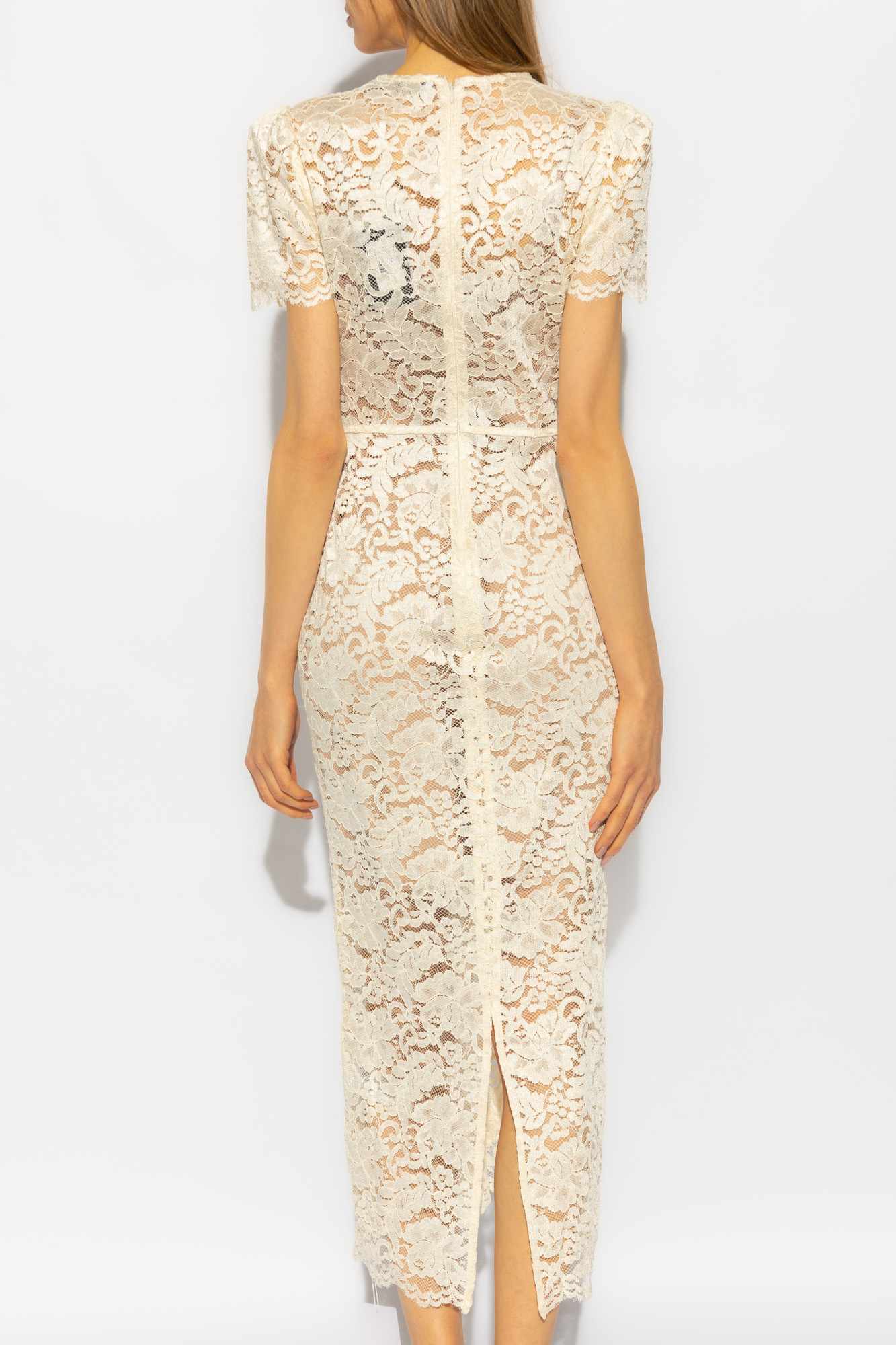 Cream lace clearance cocktail dress